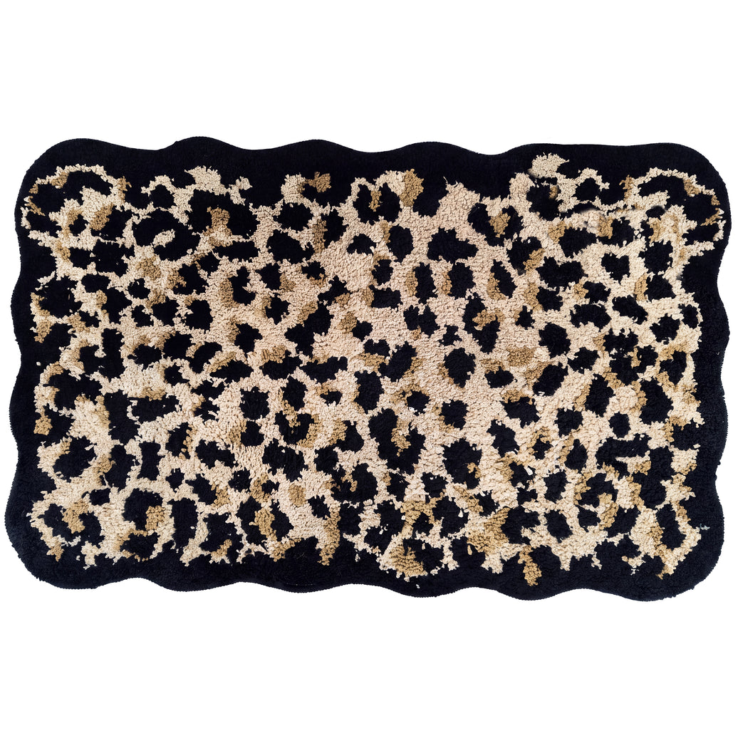 OLIVIA ROCCO Leopard Bath Mat 50 x 80 cm Animal Print Bathroom Rug