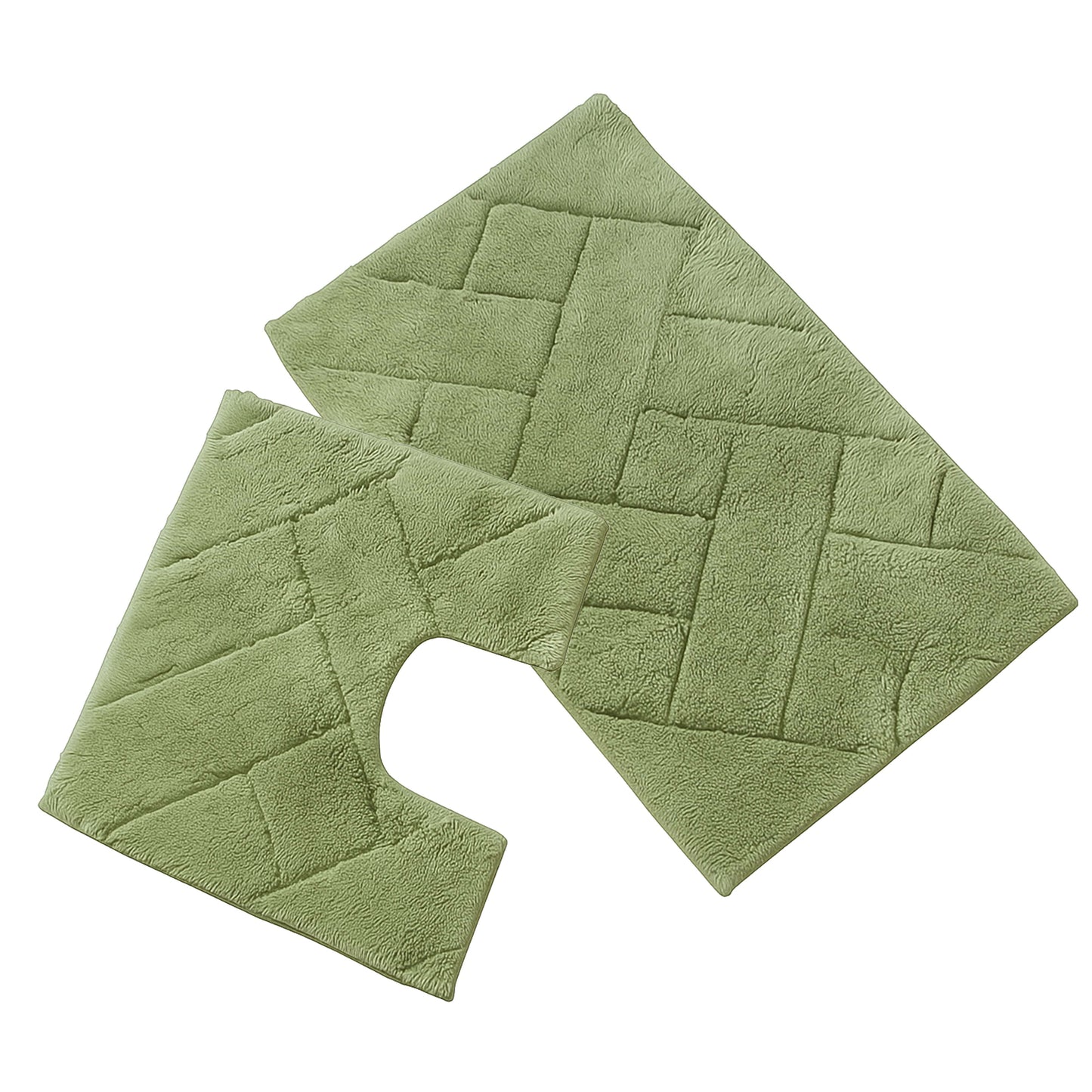 Bali Bath Mat & Pedestal Set Luxurious Super Absorbent Extra-Soft Cotton Mats for Bathroom Comfort and Style in Multiple Colours by OLIVIA ROCCO Bath Mat