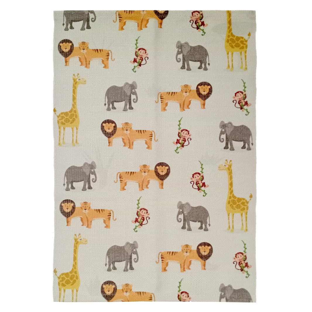 Animal Printed Rug Safari Modern Non-Slip Soft Durable Floor Rug for Living Room Bedroom Hallway & Office by OLIVIA ROCCO 60 x 90 CM / SAFARI Rugs