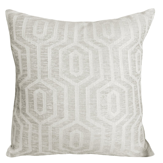 Paris Cushion Covers 2 Pack Modern Natural Decorative Square Scatter Cushions with Invisible Zipper for Sofa & Bed by OLIVIA ROCCO 43x43cm / NATURAL Cushions