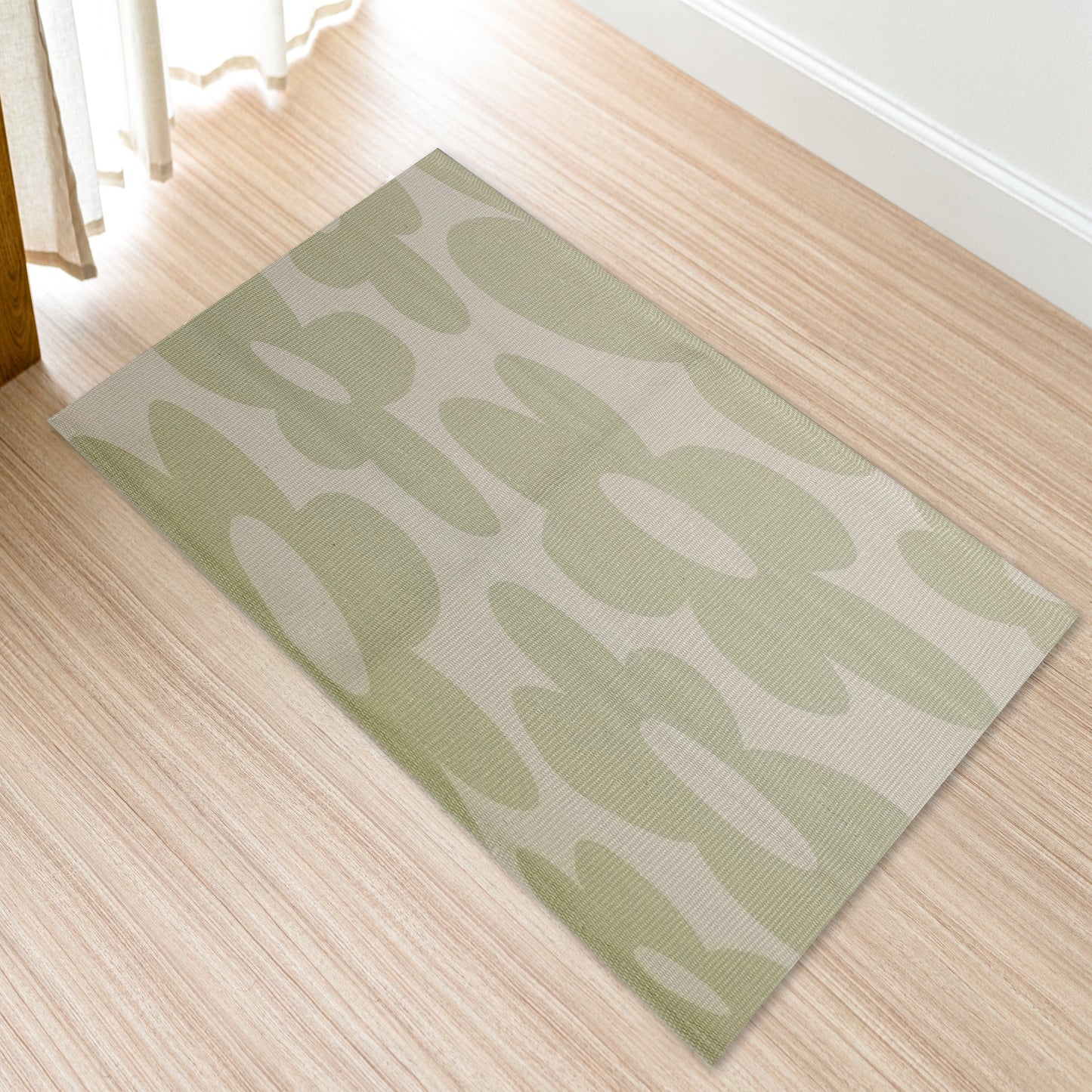 Printed Rug Jardin Design Modern Non-Slip Soft Durable Floor Rug for Living Room Bedroom Office by OLIVIA ROCCO Rugs