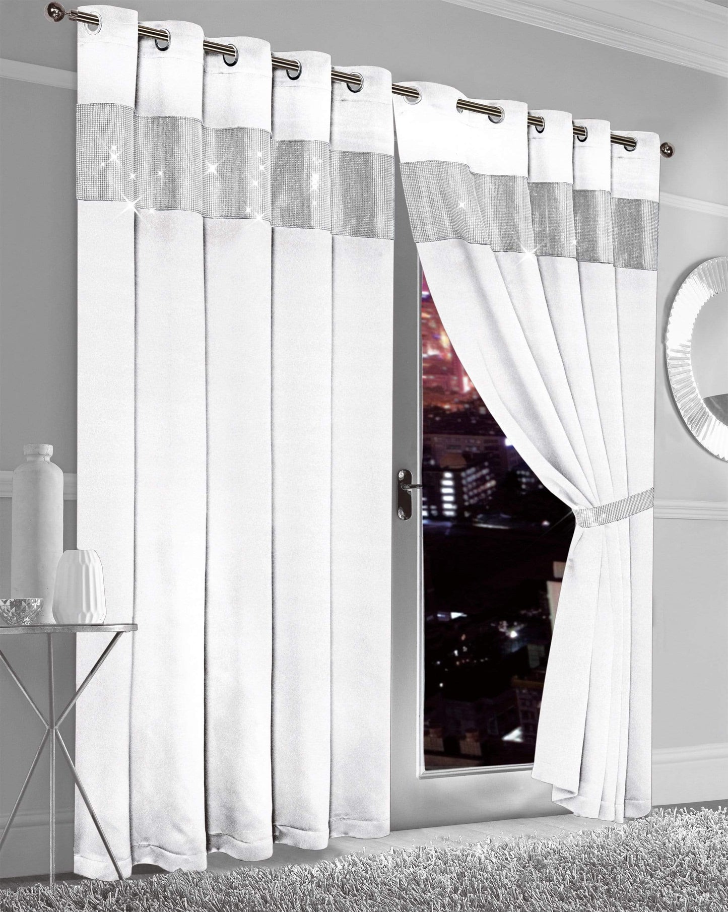 Diamante Blackout Curtains