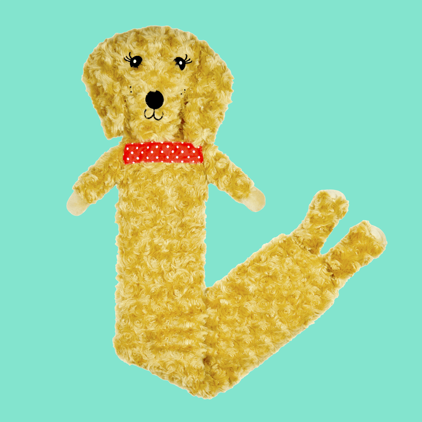 Extra Long 2L Hot Water Bottle with Plush Faux Fur Cover Durable Natural Rubber UK Safe Tested Cosy Nights Ideal Gift for Adults Kids by OLIVIA ROCCO COCKAPOO Hot Water Bottle