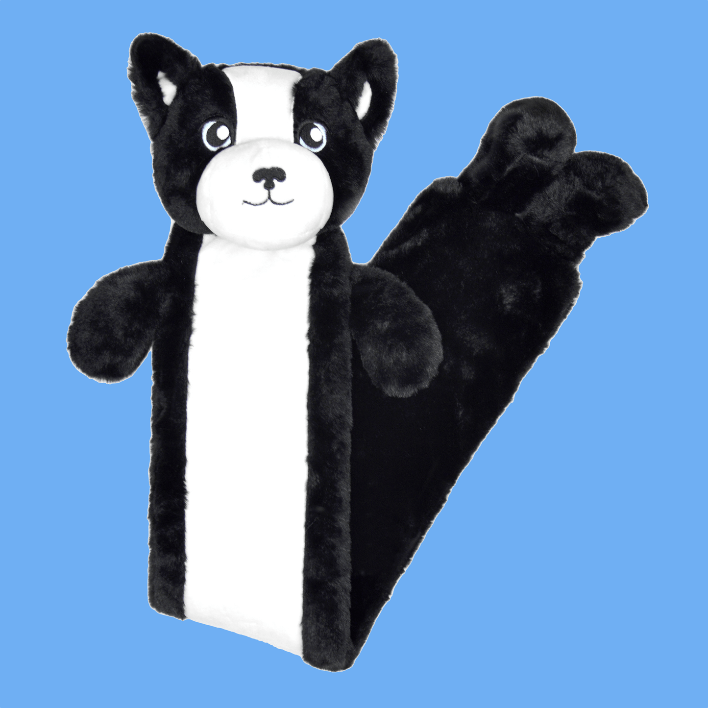 Extra Long 2L Hot Water Bottle with Plush Faux Fur Cover Durable Natural Rubber UK Safe Tested Cosy Nights Ideal Gift for Adults Kids by OLIVIA ROCCO FRENCHIE Hot Water Bottle