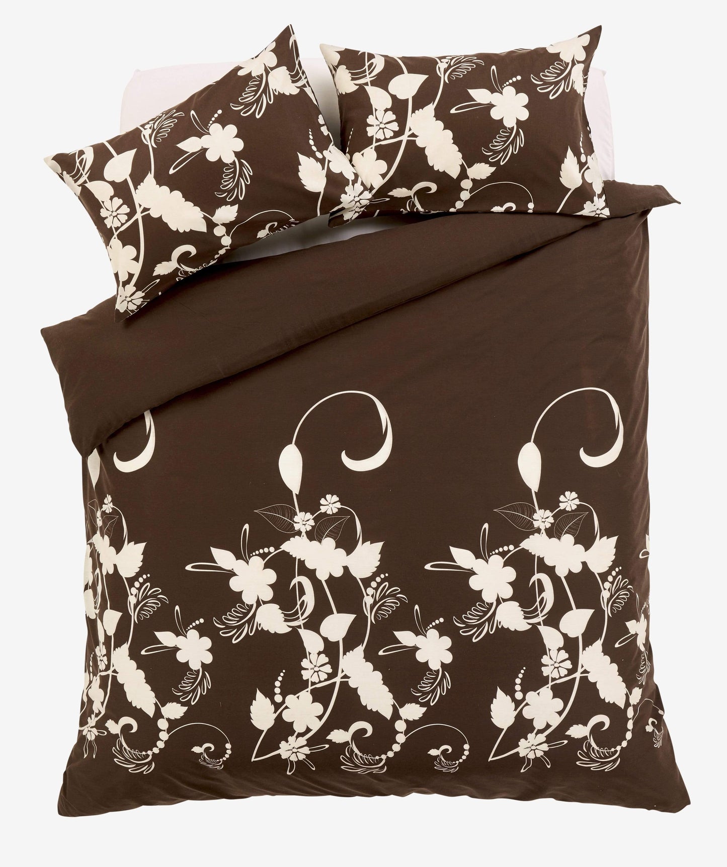 Floral Trail Duvet Set Luxurious Cotton Rich Soft Bedding with Elegant Botanical Design in Single Double King and Super King Sizes OEKO-TEX Certified by OLIVIA ROCCO Duvet Cover