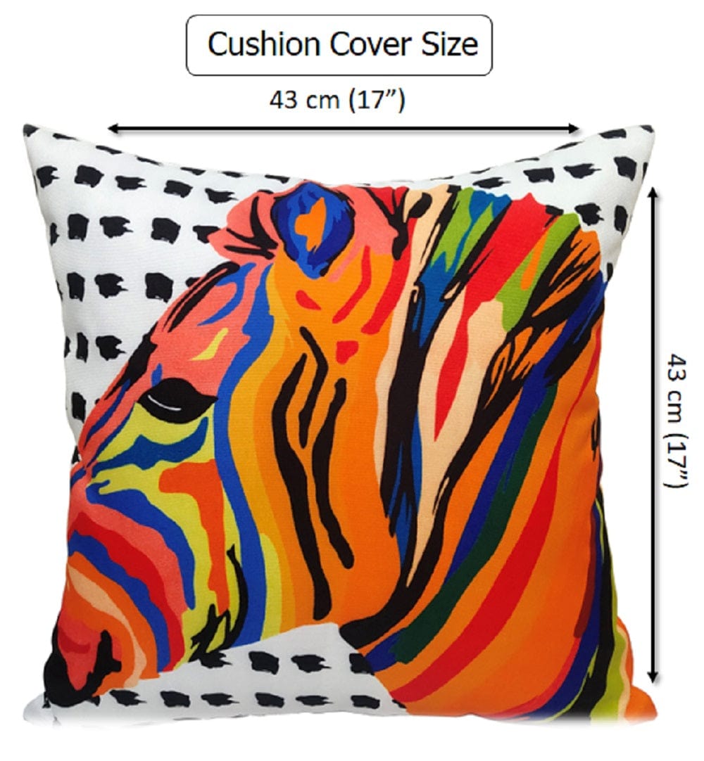 Kampala Orange Waterproof Cushions for Indoor Outdoor Home Decor Patio and Beach by OLIVIA ROCCO KAMPALA ORANGE / 43 x 43 Cm Cushions