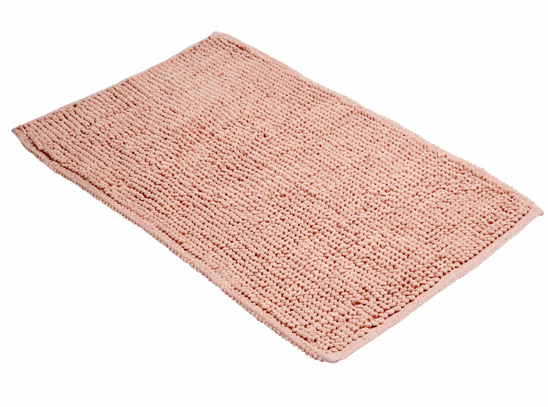 Pebbles Micro Bobble Eco-Friendly Pure Indian Cotton Hand-Woven Bath Mat with Knitted Design for Comfort and Durability by OLIVIA ROCCO Bath Mat