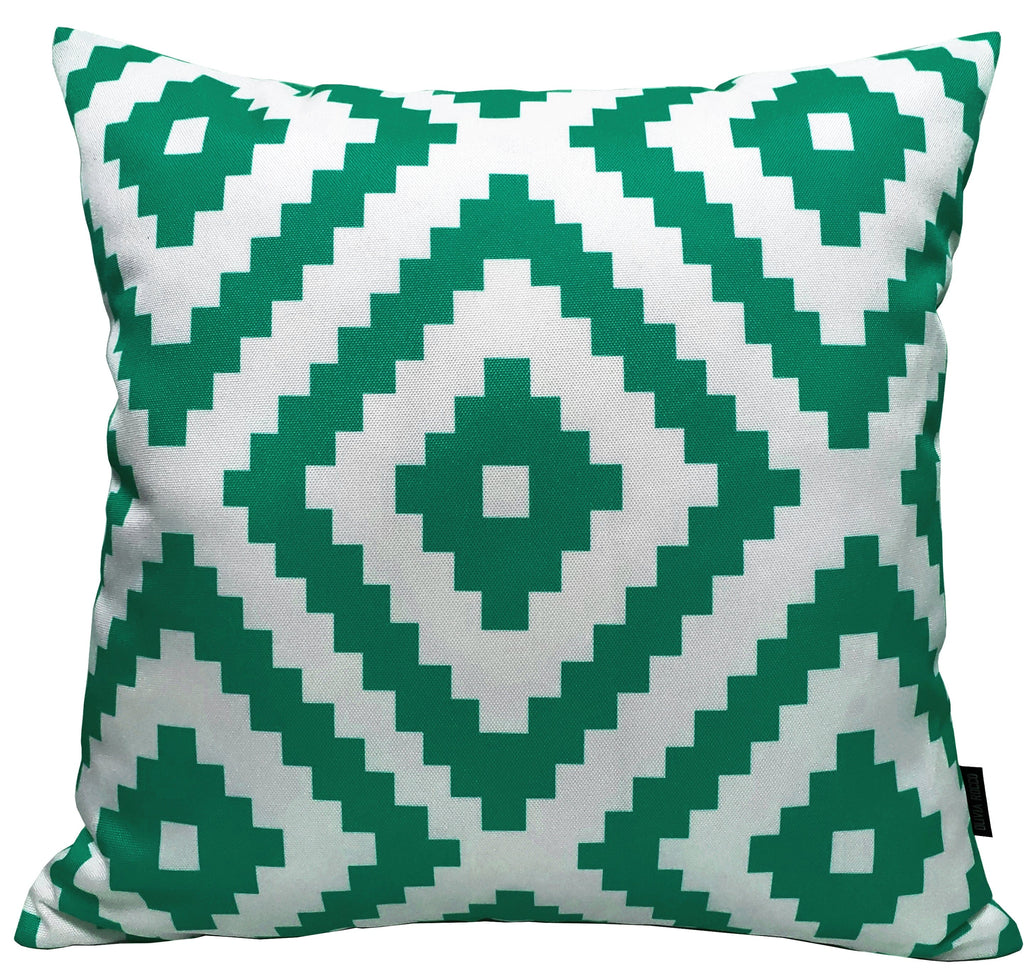 Nairobi Lime Green Outdoor Waterproof Patio Garden Cushions Durable Weather-Resistant Polyester Comfortable Hollow-Fibre Filled Versatile Indoor Outdoor Use by OLIVIA ROCCO NAIROBI LIME GREEN / 43 x 43 cm Cushions