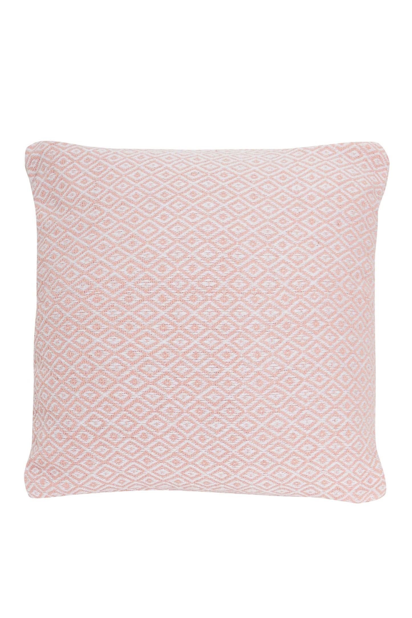 Regal Luxurious Pure Cotton Cushion Covers 100% Premium Indian Cotton Decorative Pillow Covers with Hidden Zipper for Home Garden Outdoor Use 17x17 24x24 by OLIVIA ROCCO PINK / 43 x 43 cm Cushions