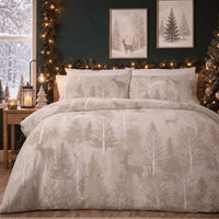 OLIVIA ROCCO Christmas Duvet Cover Set 3pc Reversible Easy Care Soft Microfiber Bedding