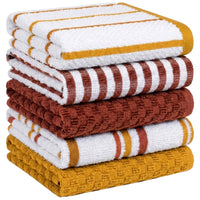 OLIVIA ROCCO 5 Pack Cotton Terry Kitchen Towels 45x65cm Super Absorbent Quick Drying