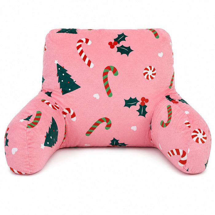OLIVIA ROCCO Bows Bedrest Reading Pillow with Arms Back Support
