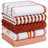 OLIVIA ROCCO 5 Pack Cotton Terry Kitchen Towels 45x65cm Super Absorbent Quick Drying