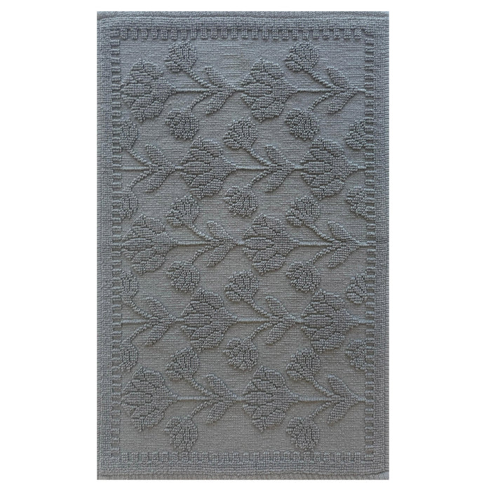 OLIVIA ROCCO Floral Cotton Bath Mat Non-Slip Super Absorbent 50 x 80 cm