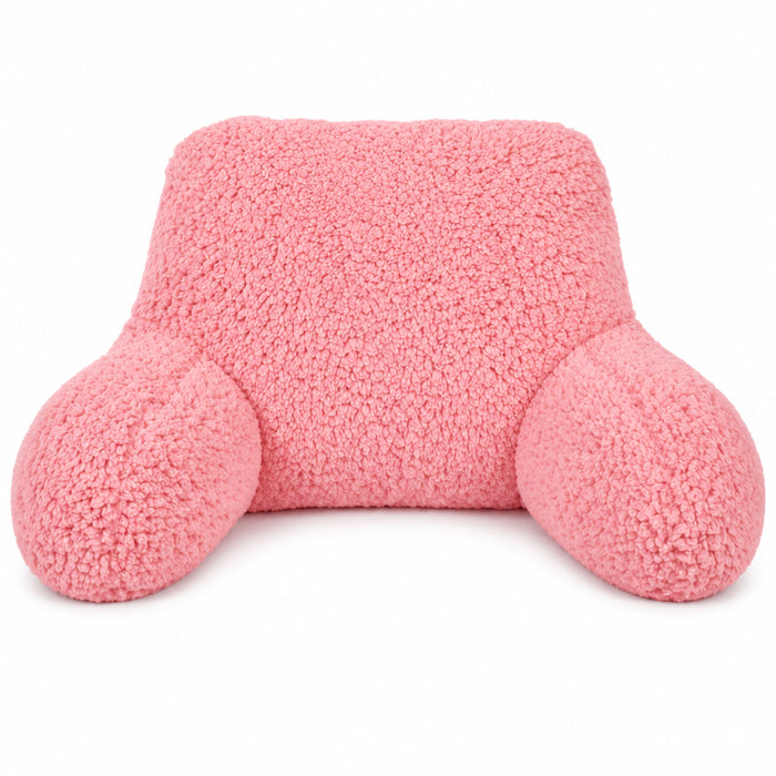 OLIVIA ROCCO Teddy Bedrest Reading Pillow with Arms Back Support