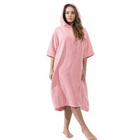 OLIVIA ROCCO Womens Poncho Changing Robe for Swim Surf Beach Gym Towels Hooded Large