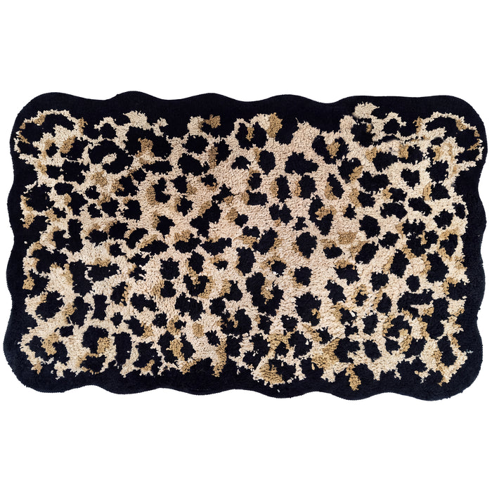 OLIVIA ROCCO Leopard Bath Mat 50 x 80 cm Animal Print Bathroom Rug