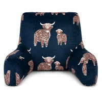 OLIVIA ROCCO Bows Bedrest Reading Pillow with Arms Back Support