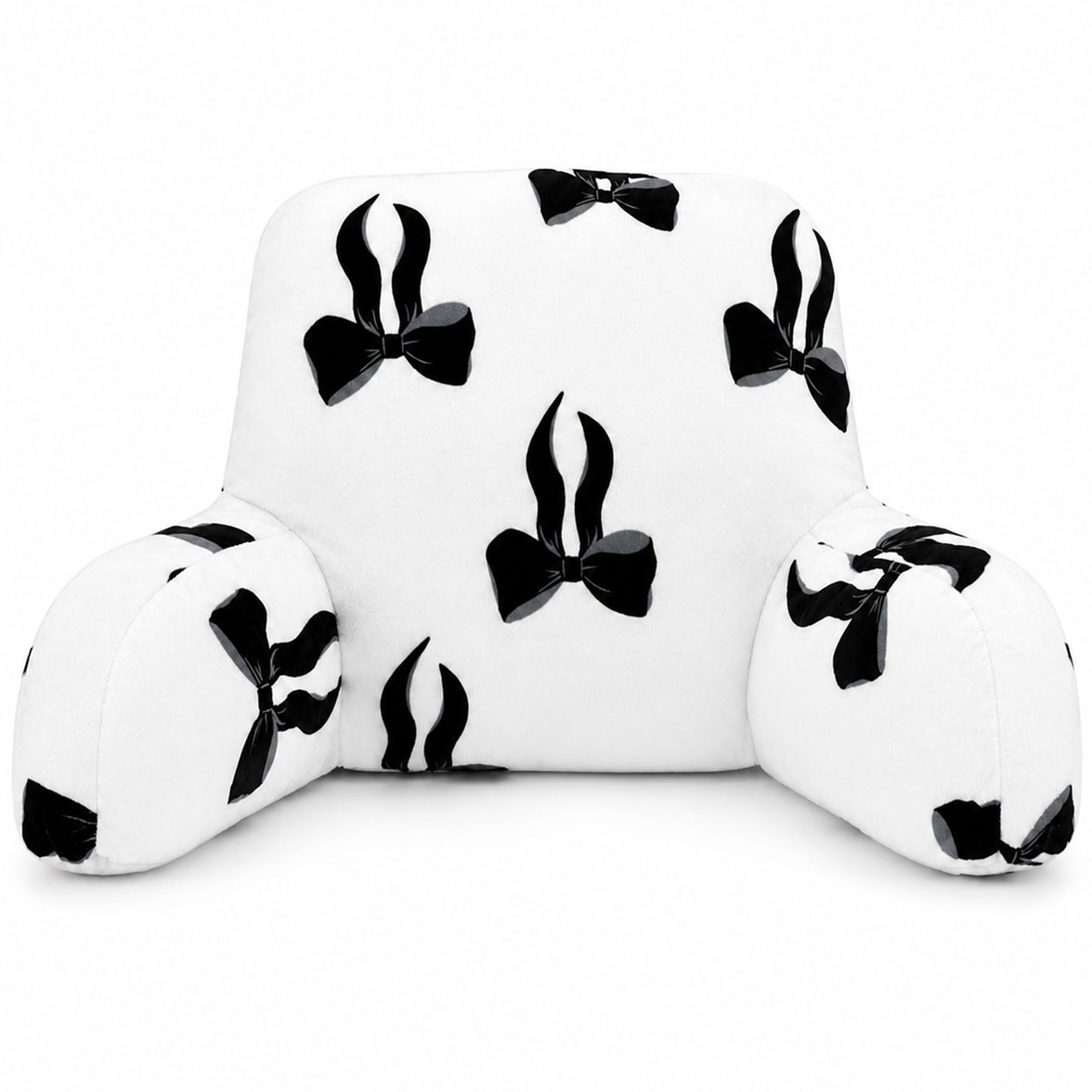 OLIVIA ROCCO Bows Bedrest Reading Pillow with Arms Back Support