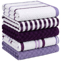 OLIVIA ROCCO 5 Pack Cotton Terry Kitchen Towels 45x65cm Super Absorbent Quick Drying