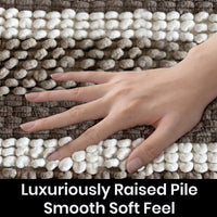 OLIVIA ROCCO Luxor Cotton Bath Mat Non-Slip Super Absorbent 50 x 80 cm