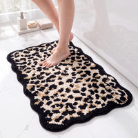 OLIVIA ROCCO Leopard Bath Mat 50 x 80 cm Animal Print Bathroom Rug