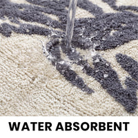 CHAMONIX Highland Cow Bath Mat 100% Cotton Soft Absorbent Non Slip Bathroom Rug 46 x 76 cm