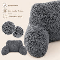 OLIVIA ROCCO Snuggle Bedrest Reading Pillow with Arms Back Support Cushion
