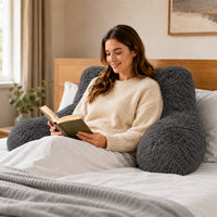 OLIVIA ROCCO Snuggle Bedrest Reading Pillow with Arms Back Support Cushion