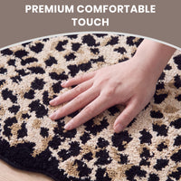 OLIVIA ROCCO Leopard Bath Mat 50 x 80 cm Animal Print Bathroom Rug