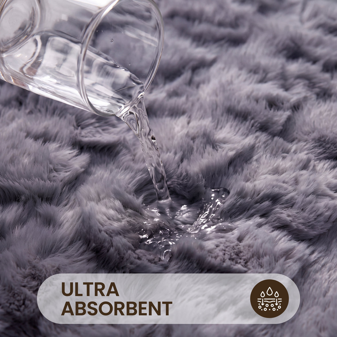 OLIVIA ROCCO 2-piece bath mat set with plush, non-slip, quick-dry, and super absorbent soft rugs for bathroom comfort.