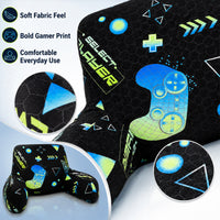 OLIVIA ROCCO Kids Gaming Bedrest Pillow with Arms Back Support