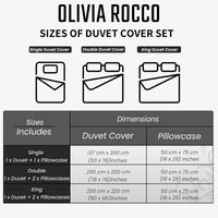 OLIVIA ROCCO Milano Teddy Fleece duvet cover set with matching pillowcases, featuring soft, warm, and cozy fleece fabric.