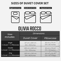 OLIVIA ROCCO Ravenna Greek Key Embroidered Duvet Cover Set Cotton Rich with Pillowcases