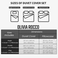 OLIVIA ROCCO Paris Teddy Duvet Cover Set Soft Fluffy Fleece Bedding Warm Cosy Embossed Design