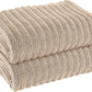 Ribbed Towels Sets Range Hydro Cotton Bath linens Towel