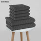 Ribbed Towels Sets Range Hydro Cotton Bath linens Towel