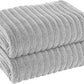 Ribbed Towels Sets Range Hydro Cotton Bath linens Towel