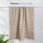 Ribbed Towels Sets Range Hydro Cotton Bath linens Towel