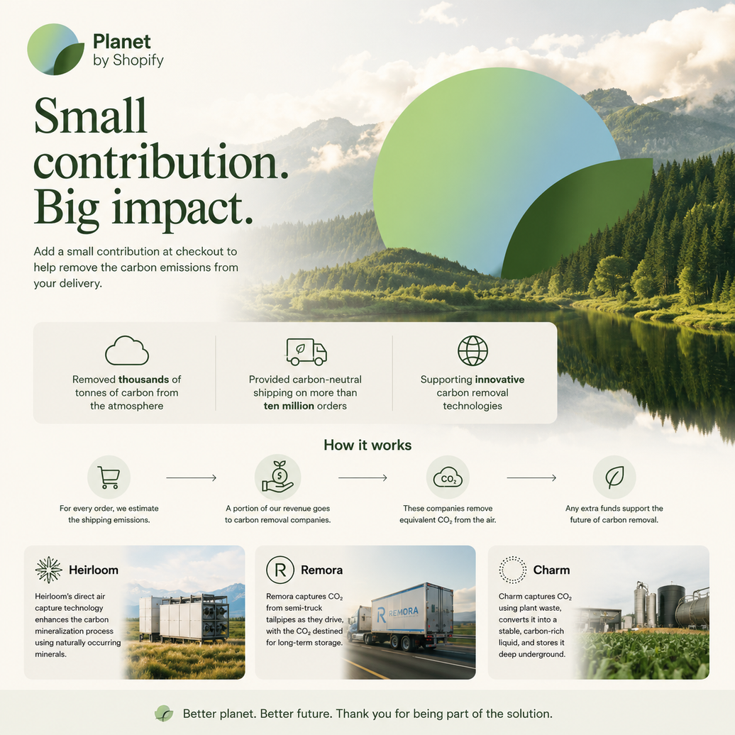 Support for groundbreaking carbon removal technologies.