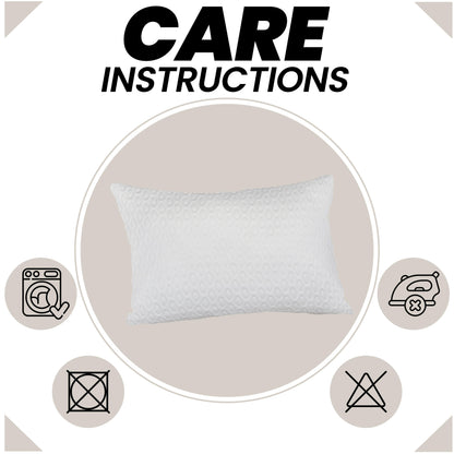 Air Flow Unique Luxury Hotel Quality Pillow Premium Fibre Filling for Superior Comfort and Support by OLIVIA ROCCO 50x70x5cm Pillows