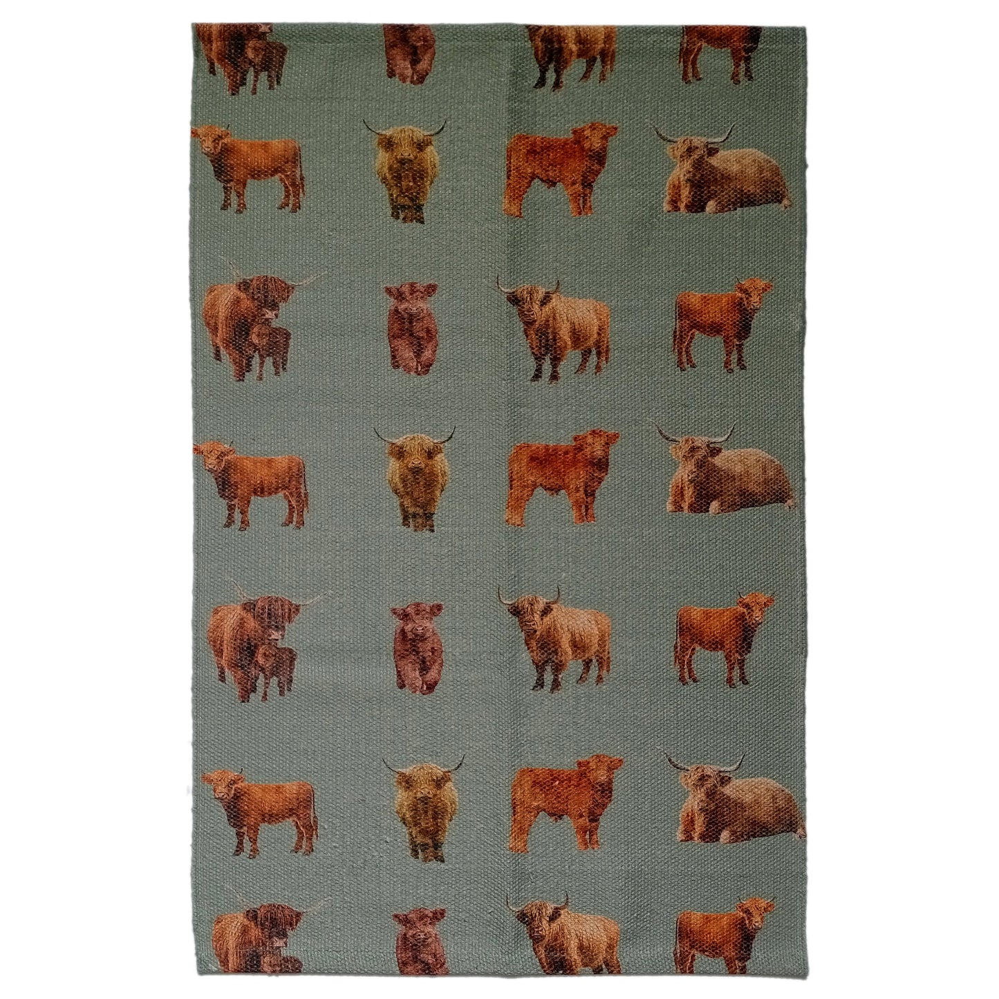 Animal Printed Rug Highland Cow Modern Non-Slip Soft Durable Floor Rug for Living Room Bedroom Hallway & Office by OLIVIA ROCCO 60 x 90 CM / HIGHLAND COW Rugs