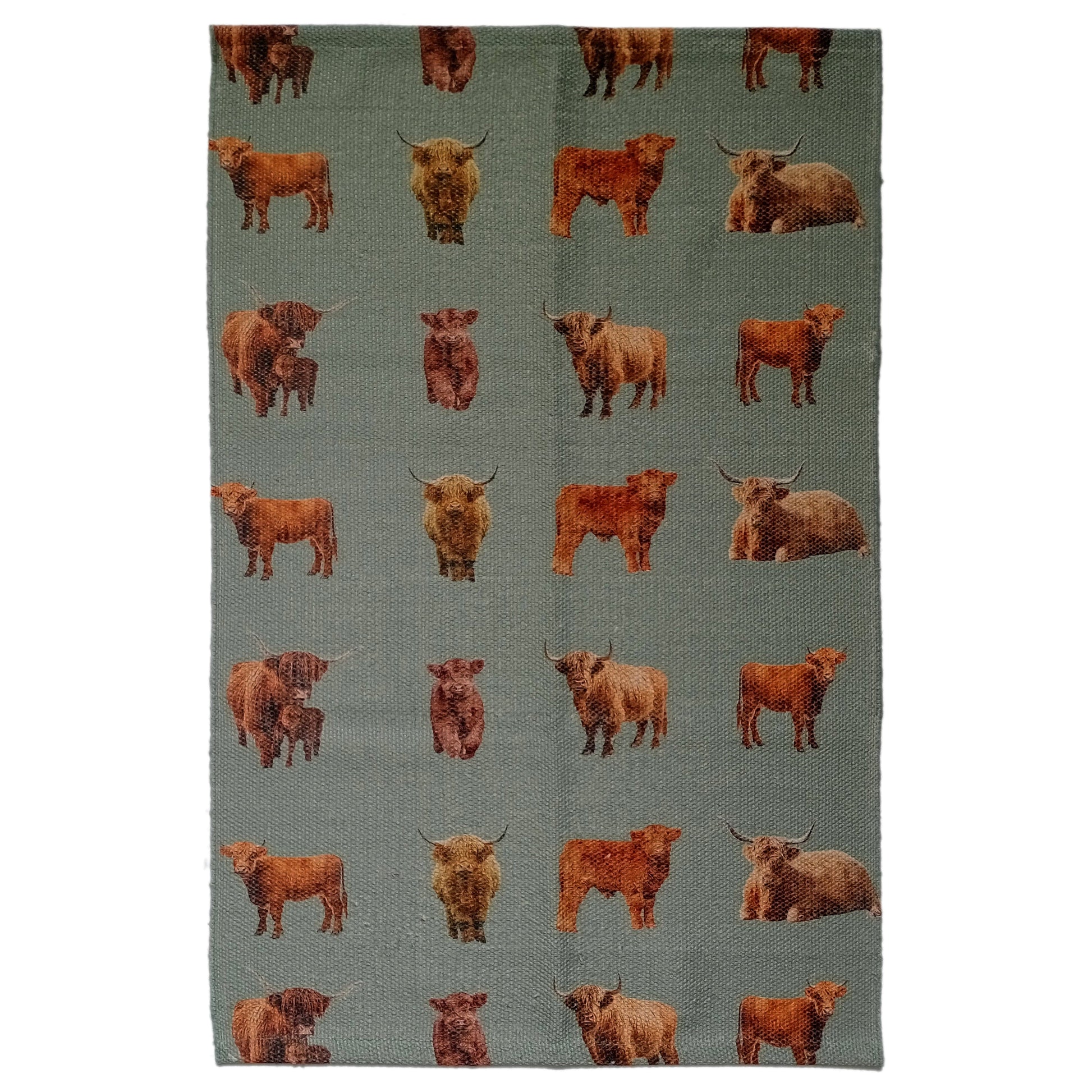 Animal Printed Rug Highland Cow Modern Non-Slip Soft Durable Floor Rug for Living Room Bedroom Hallway & Office by OLIVIA ROCCO 60 x 90 CM / HIGHLAND COW Rugs