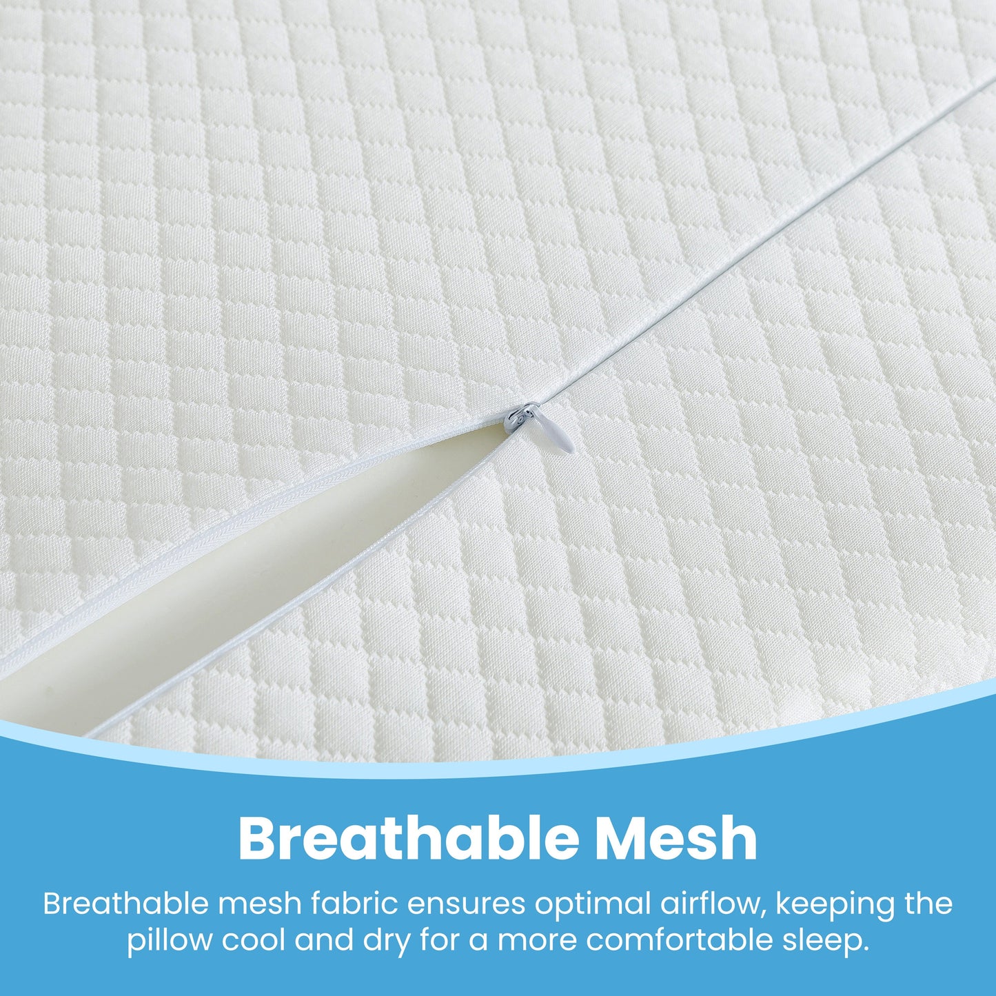 Anti Snore Memory Foam Pillow Orthopedic Supportive Neck Ergonomic side sleeper pillows 63 x 38 cm by OLIVIA ROCCO 60 x 38 CM Pillows