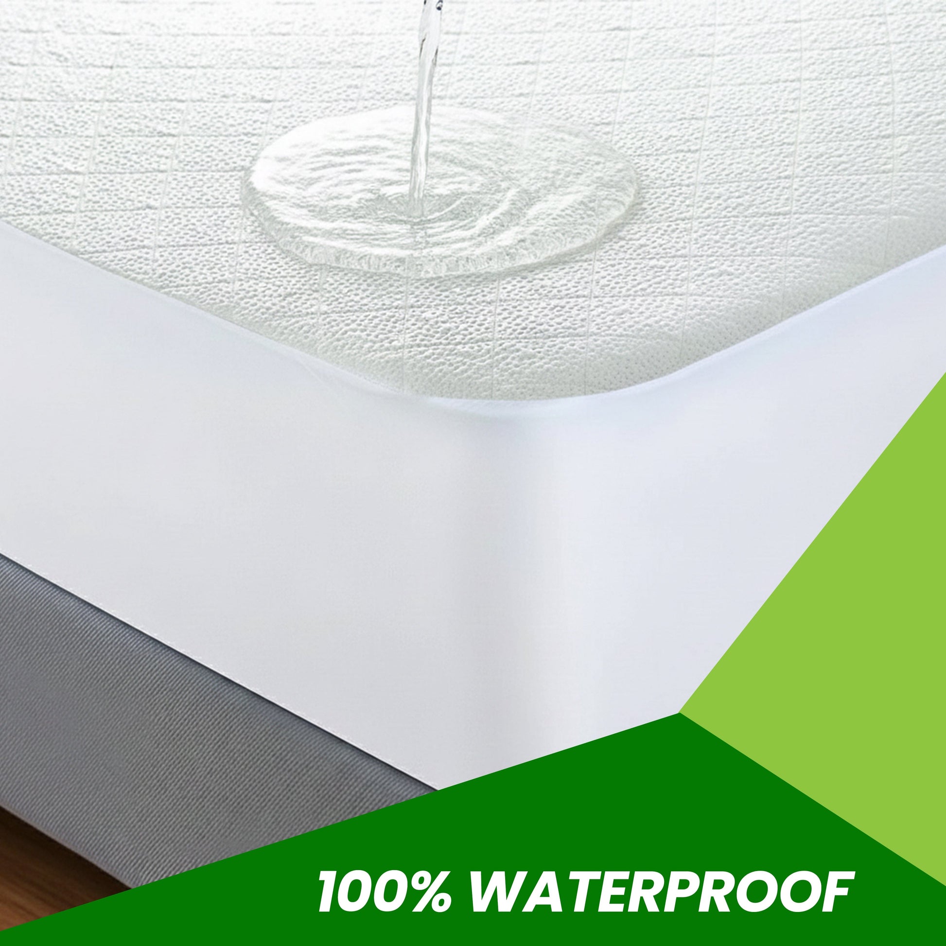 Bamboo Extra Deep Quilted Waterproof Mattress Protector Hypoallergenic Moisture-Wicking Bed Cover with Elastic Skirt by OLIVIA ROCCO Mattress Protector