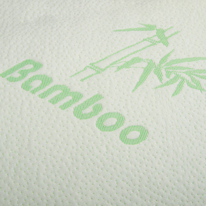 Bamboo Memory Foam Pillow Hypoallergenic Cooling Luxury Premium Fibre Filling for Superior Comfort and Support by OLIVIA ROCCO 50x75cm Pillows