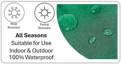 Waterproof Cushions Outdoor Indoor Hollowfibre Filled 43 x 43 cm / BANZA OLIVIA ROCCO Cushions