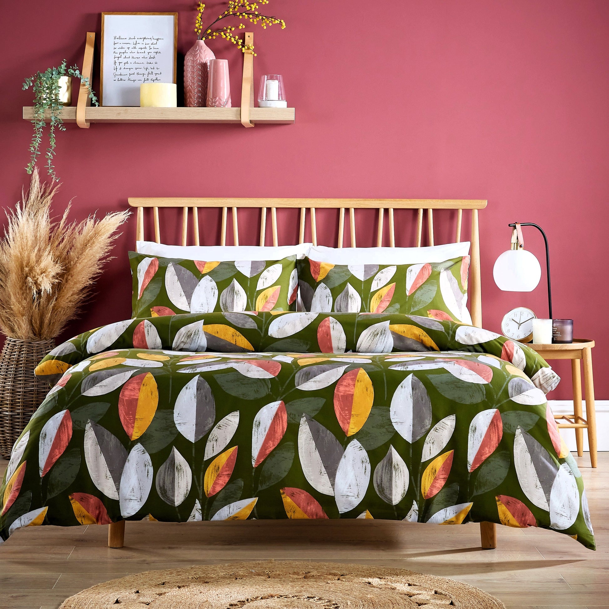 Chantilly Luxury Super Soft Cotton Rich Duvet Set Easycare Vibrant Bedding in Single Double King Sizes by OLIVIA ROCCO SINGLE / BODENHAM OLIVIA ROCCO Duvet Cover