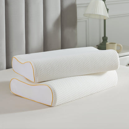 Contour Memory Foam Pillow for Neck & Shoulder Support Orthopaedic Cervical Pillow for Side & Back Sleepers Pressure Relief Bed Pillows 60x 40 cm by OLIVIA ROCCO 60 x 40 CM Pillows