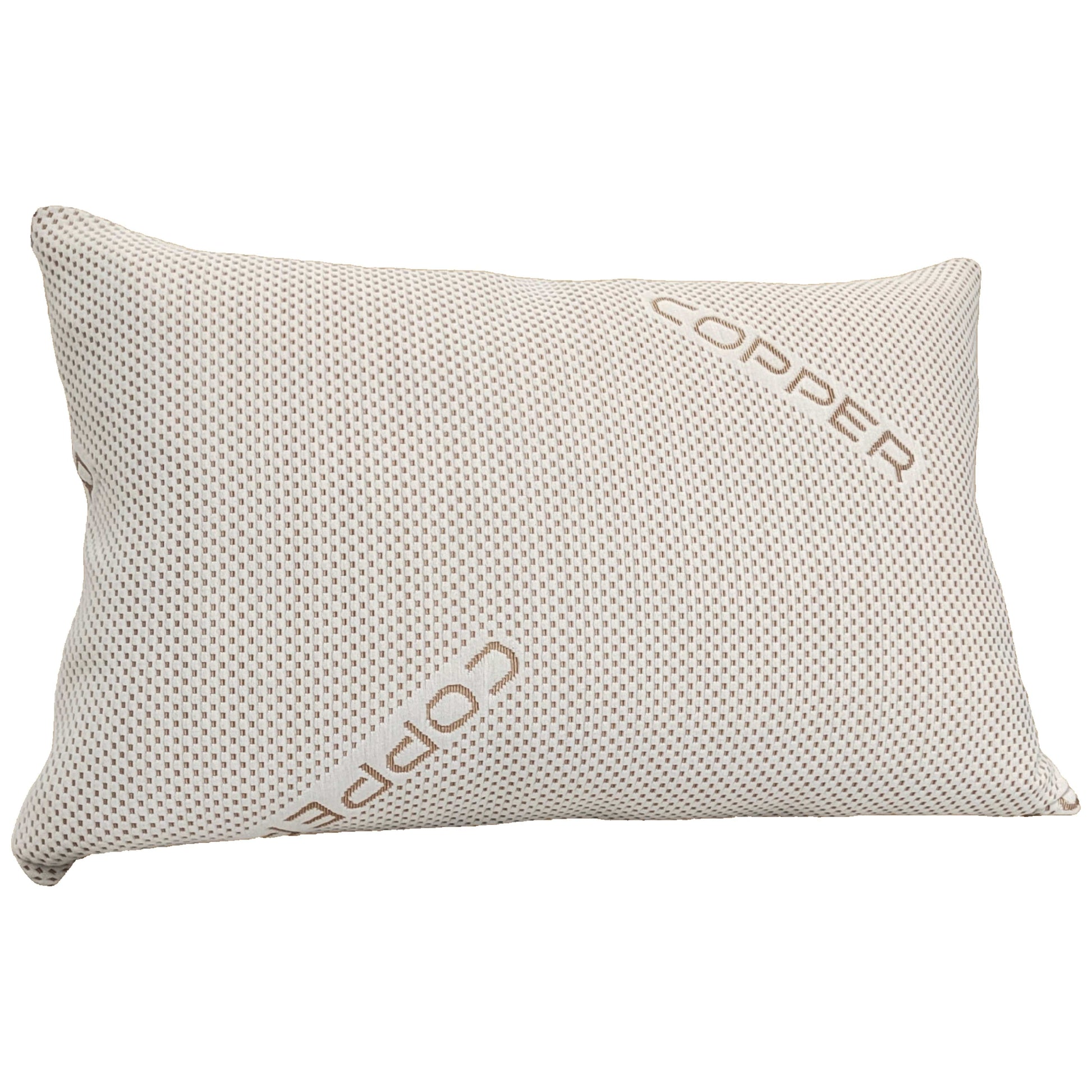 Copper Infused Memory Foam Pillow Anti-Ageing Wrinkle Reducing Hypoallergenic Therapy for Head & Neck Support by Olivia Rocco. 48x74cm OLIVIA ROCCO Pillows